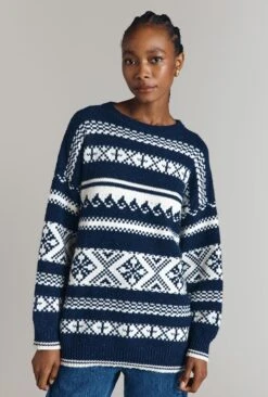 Sandia Round Neck Fairisle Jumper