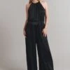 Elsie Satin Jumpsuit -Ghost Fashion Store LO08G001 A01 32666 650px 964px