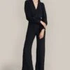 Olivia Crepe Wide Leg Jumpsuit Black 1 Olivia Crepe Wide Leg Jumpsuit Black -Ghost Fashion Store O07G002 A01 29244 650px 964px