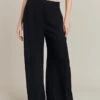 Brooke Wide-Leg Trousers Black -Ghost Fashion Store P06G002 A01 26434 650px 964px