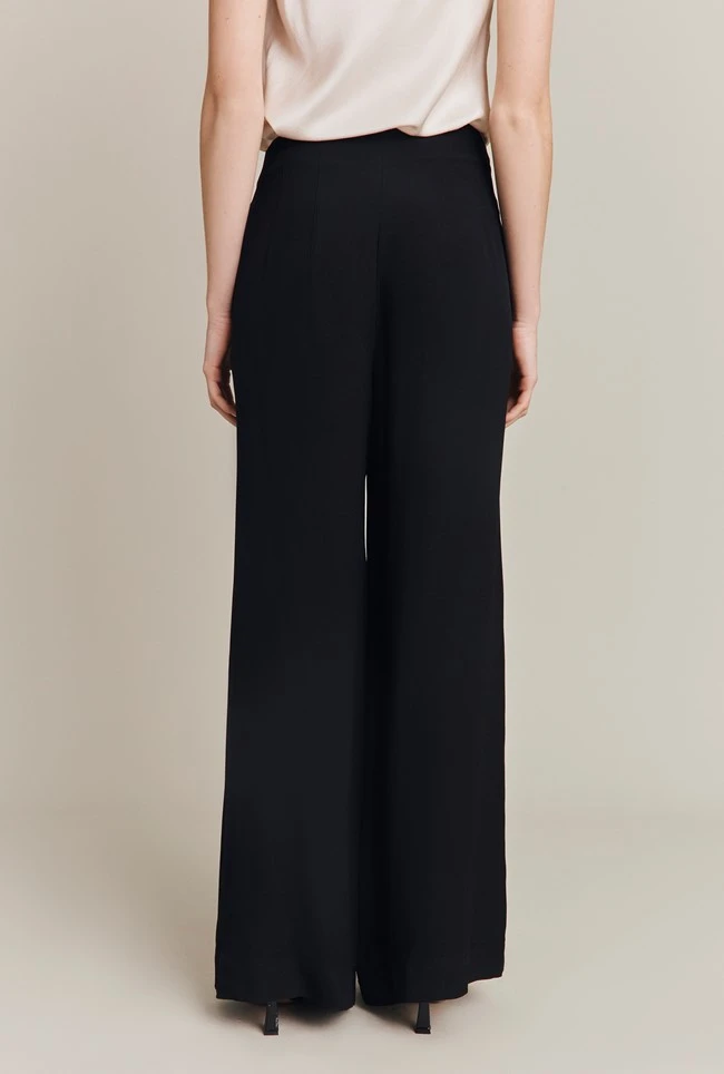 Brooke Wide-Leg Trousers Black 4 Brooke Wide-Leg Trousers Black - Image 3