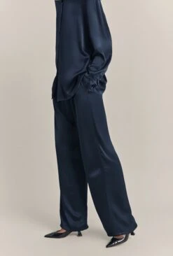 Imogen Satin Wide Leg Trouser Navy -Ghost Fashion Store P06G003A K10 29924 650px 964px