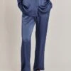 Imogen Satin Wide Leg Trouser Dark Blue -Ghost Fashion Store P06G003A K74 28540 650px 964px