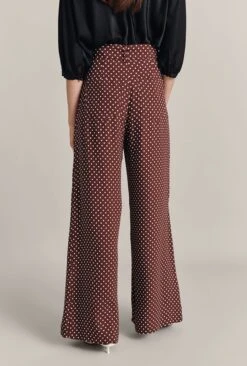 Clara Crepe Palazzo Trousers Delores Spot 12 Clara Crepe Palazzo Trousers Delores Spot -Ghost Fashion Store P07G018 Z16 29378 650px 964px