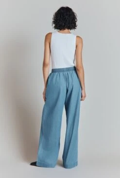 Edith Denim Elasticated Waist Trousers -Ghost Fashion Store P09G001 K81 31768 650px 964px