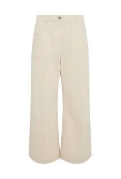 Astra Denim Cropped Wide Leg Jeans -Ghost Fashion Store P09G002A M01 32004 650px 964px