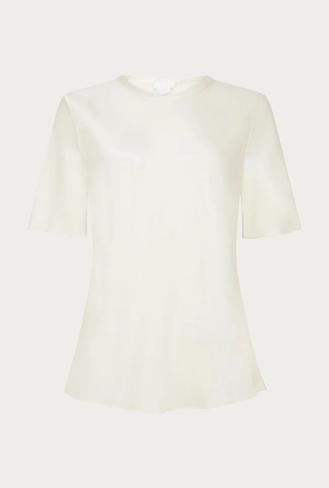 Ivy Satin Top Ivory 11 Ivy Satin Top Ivory - Image 9