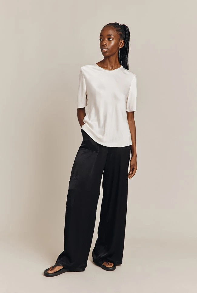 Ivy Satin Top Ivory 7 Ivy Satin Top Ivory - Image 5