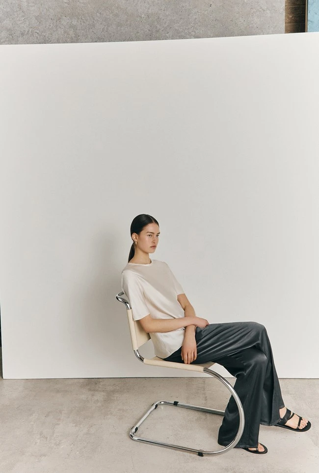 Ivy Satin Top Ivory 4 Ivy Satin Top Ivory - Image 2