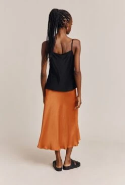 Jana Satin Cami Top Black -Ghost Fashion Store Q06G011 A01 26683 650px 964px