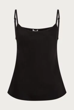Jana Satin Cami Top Black -Ghost Fashion Store Q06G011 A01 27262 650px 964px
