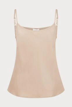 Jana Satin Cami Top Stone -Ghost Fashion Store Q06G011 N04 27250 650px 964px