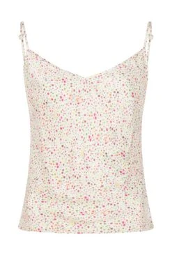 Grace Satin Cami Top Cream Bubble -Ghost Fashion Store Q06G019 Z57 28187 650px 964px