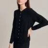 Alena Black Crepe Blouse Black -Ghost Fashion Store Q07G001 A01 28517 650px 964px