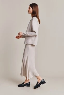 Alena Crepe Blouse Beige Pearly 10 Alena Crepe Blouse Beige Pearly -Ghost Fashion Store Q07G001 N01 28520 650px 964px