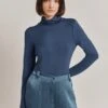 Fern Roll Neck Top Navy 2 Fern Roll Neck Top Navy -Ghost Fashion Store Q07G010 K10 28871 650px 964px