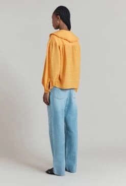 Daisy Jacquard Cotton Blouse -Ghost Fashion Store Q08G005 E04 31411 650px 964px