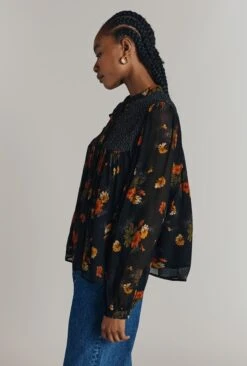 Jennifer Georgette Mixed Floral Blouse -Ghost Fashion Store Q09G014 Z47 32421 650px 964px