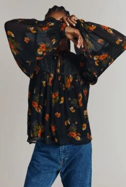 Jennifer Georgette Mixed Floral Blouse -Ghost Fashion Store Q09G014 Z47 32422 650px 964px