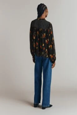 Jennifer Georgette Mixed Floral Blouse -Ghost Fashion Store Q09G014 Z47 32424 650px 964px