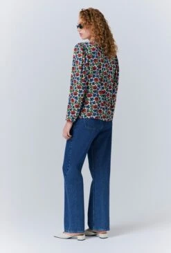 Lydie Crepe Floral Button Up Blouse 11 Lydie Crepe Floral Button Up Blouse -Ghost Fashion Store Q10G011 Z73 33409 650px 964px