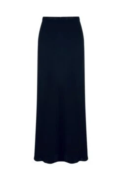 Luna Satin Slip Skirt Navy -Ghost Fashion Store S05G002A K10 26333 650px 964px