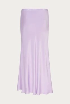 Luna Satin Slip Skirt Lilac -Ghost Fashion Store S05G002A L04 26729 650px 964px