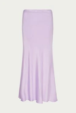 Luna Satin Slip Skirt Lilac -Ghost Fashion Store S05G002A L04 26730 650px 964px