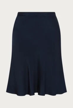 Arella Satin Slip Skirt Navy -Ghost Fashion Store S06G003 K10 27142 650px 964px