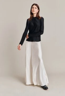 Adrianna Satin Maxi Slip Skirt -Ghost Fashion Store S06G008 M12 28504 650px 964px 1