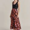Mariana Midi Skirt Rust Ikat Print 1 Mariana Midi Skirt Rust Ikat Print -Ghost Fashion Store S07G008 Z74 29498 650px 964px