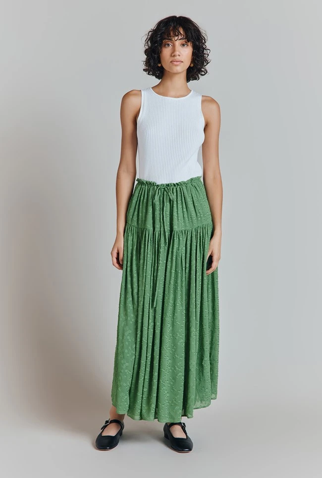 Ruth Georgette Jacquard Midi Skirt 6 Ruth Georgette Jacquard Midi Skirt - Image 4