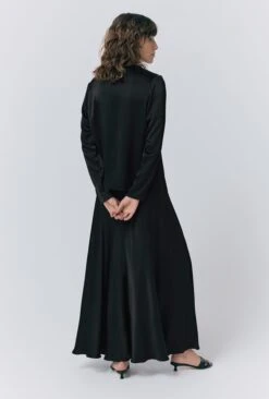 Colette Satin Maxi Skirt -Ghost Fashion Store S10G003 A01 33784 650px 964px
