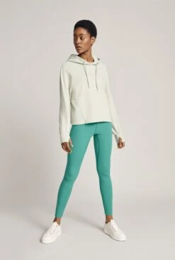 Cropped Organic Hoodie Mint Green -Ghost Fashion Store V02G012 J28 22854 650px 964px