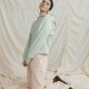 Cropped Organic Hoodie Mint Green -Ghost Fashion Store V02G012 J28 25996 650px 964px