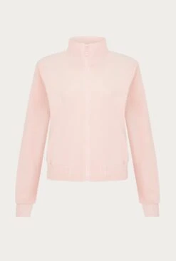 Velour Track Top Pink -Ghost Fashion Store V02G020 H44 24615 650px 964px