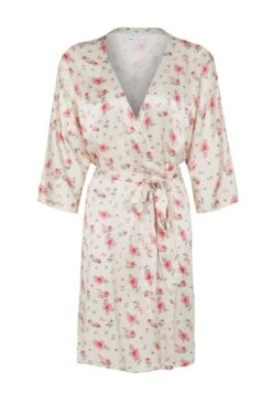 Alexa Satin Robe Vintage Rose -Ghost Fashion Store Z01G006CK Y92 20758 650px 964px