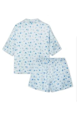 Lucy Satin PJ Set Water Rose -Ghost Fashion Store Z01G008CK Y93 20831 650px 964px