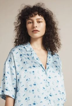 Lucy Satin PJ Set Water Rose -Ghost Fashion Store Z01G008CK Y93 20839 650px 964px