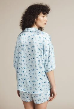 Lucy Satin PJ Set Water Rose -Ghost Fashion Store Z01G008CK Y93 20840 650px 964px